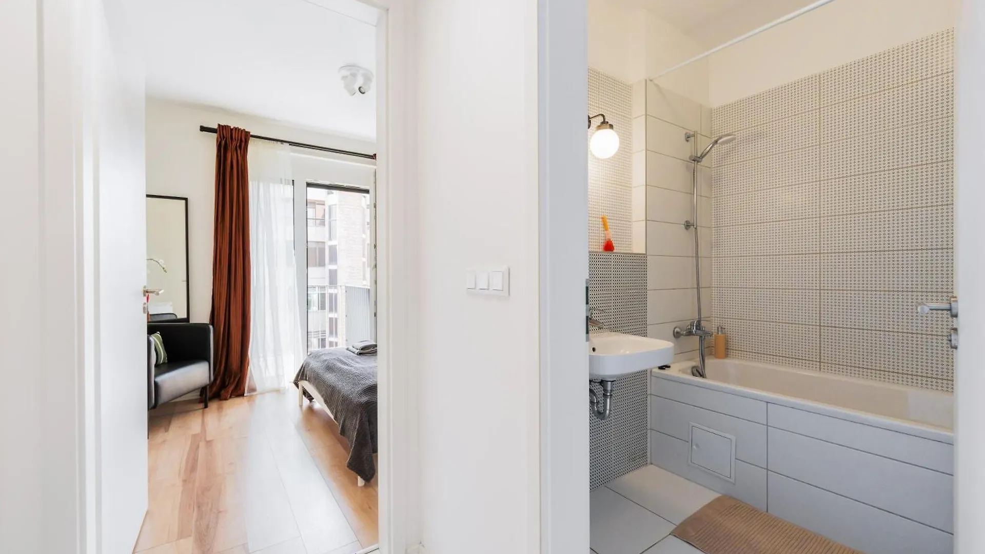 Apartmán Brand New Modern Apartment-2 Rooms-Balcony-Garage Budapešť Maďarsko