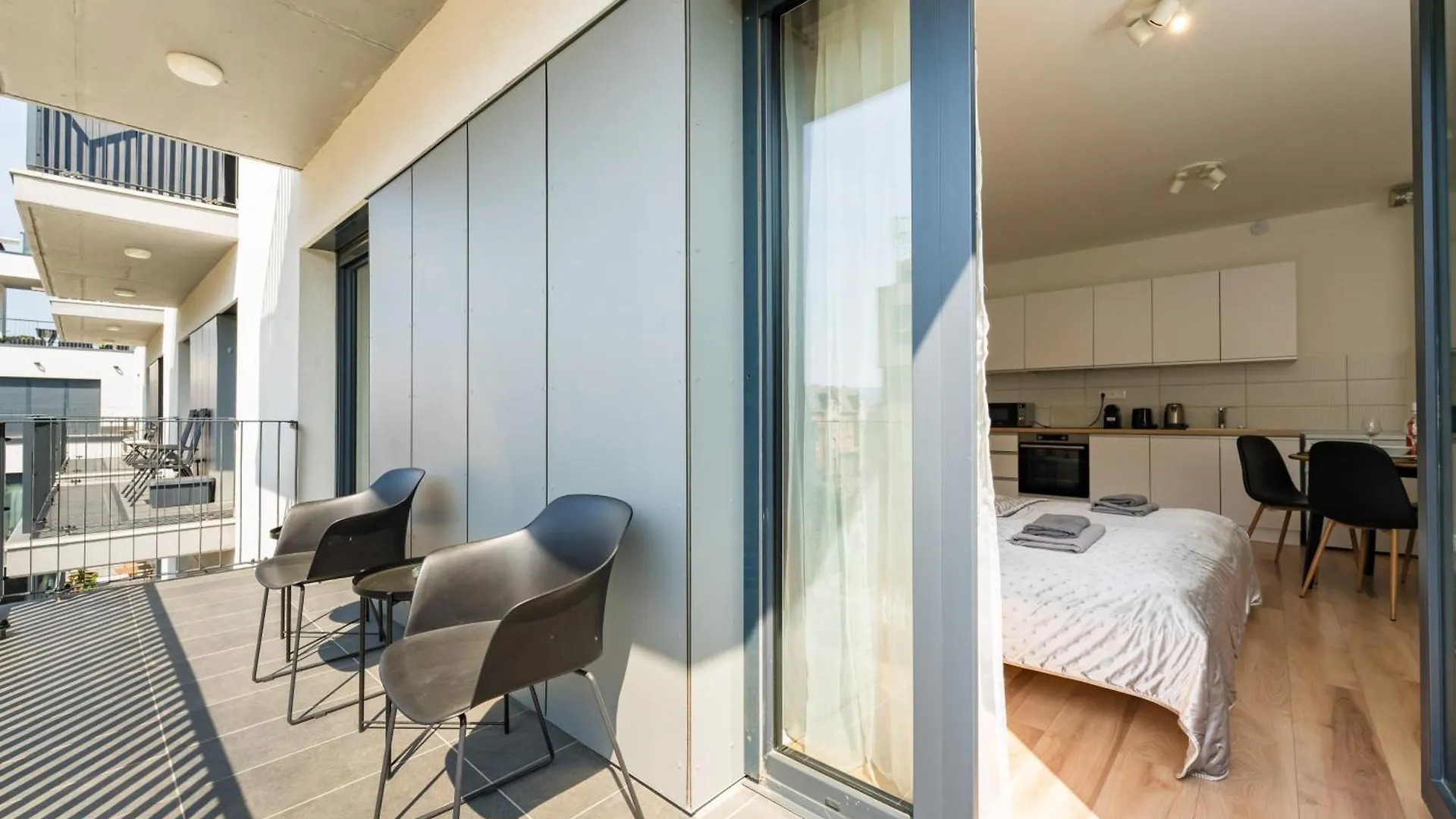 Brand New Modern Apartment-2 Rooms-Balcony-Garage Budapest 0*,